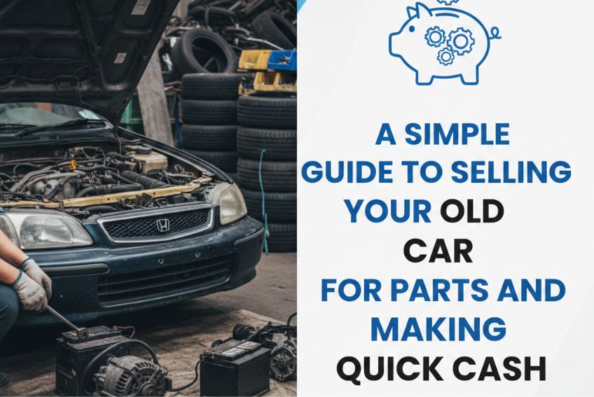 Selling your old car for parts and quick cash