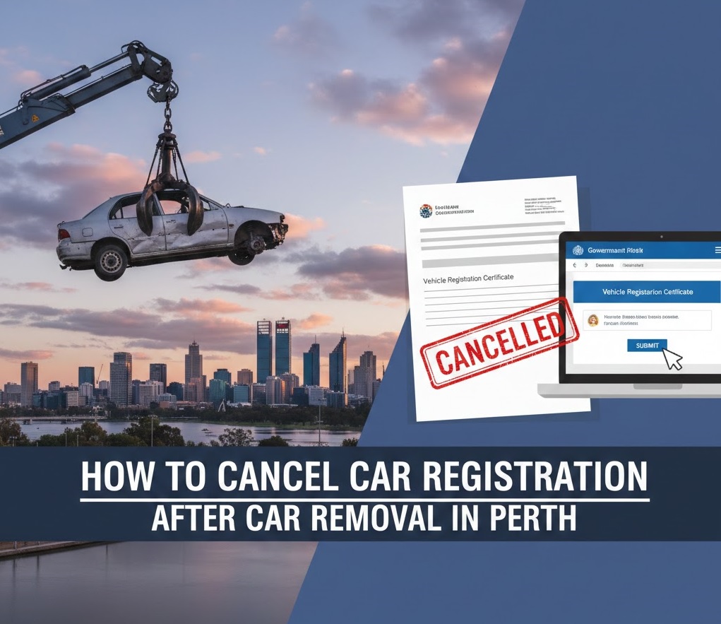 Cancel car registration after car removal in Perth